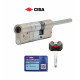 Цилиндровый механизм Cisa RS5 L90=60-30 0R3M7.87.0.1200.C5 под вертушку (дл. шток) , никель, 5 ключей