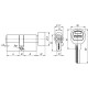 Цилиндровый механизм (A202/120) A2002Knob120(65+10+45) с вертушкой SN никель