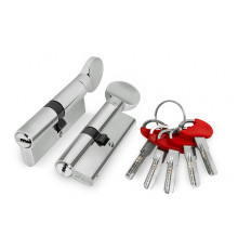 Цилиндровый механизм (D-PRO502/80) D-PRO5002Knob80(40+10+30) CP хром 5Key