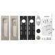 Защелка с ручками для раздвижных дверей SH.URB153.KIT011-BK (SH011 URB) SN-3 матовый никель