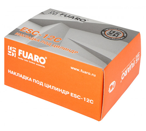 Накладка на цилиндр ESC.C/CRE/OV.12 (ESC-12C) CP хром (2шт. в уп.,отгр. по 1 шт.)