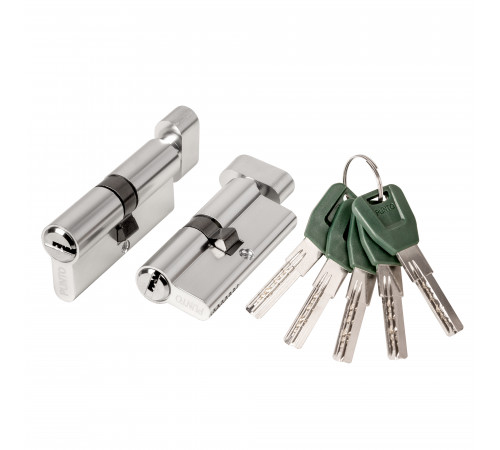 Цилиндровый механизм (A202/80) A2002Knob80(30+10+40) с вертушкой SN никель