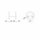 Накладка на цилиндр ET.R.FIN001 (ESC-С-001) CP хром