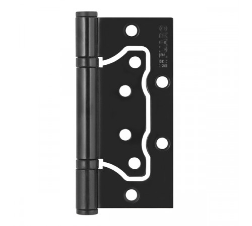 Петля универсальная без врезки IN4500W-BL BL (500-2BB/BL 100x2,5) черный матовый БЛИСТЕР