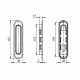 Ручка для раздвижных дверей SH.SL152.010 (Soft LINE SL-010) SG матовое золото