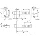 Ручка защелка DK682 PB-ET (6082 PB-E) (кл./фик.) золото