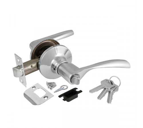 Ручка защелка DK610 CP-ET (6010 CP-E) (кл./фик.) хром