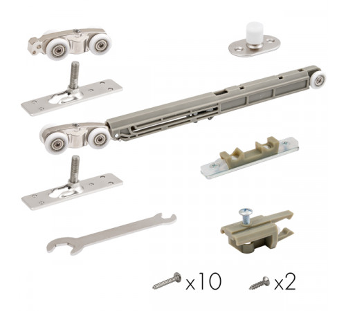 Комплект для раздвижных дверей SLD.Comfort-PRO.SET3.soft close+roller/80