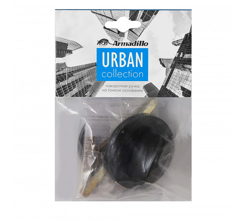Ручка поворотная BK6.R.URS52 (WC-BOLT BK6 URS) BL-26 черный