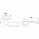 Ручка раздельная R.TL54.CRONA (CRONA TL) ABG-6 зеленая бронза