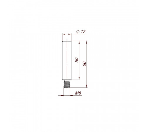 Ригель для задвижки торцевой TDB 160-24