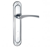 Ручка на планке HANDLE90.CRONA.18-85 (P90 8518 CRONA) СP хром