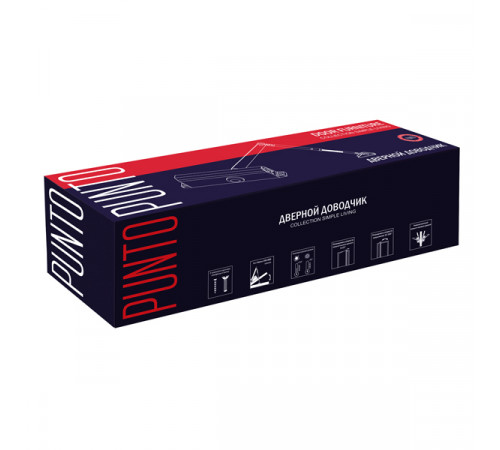 Доводчик дверной SDC2040 BL 55-80 кг (черный)