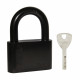 Замок навесной PL-WEATHER-1560 Black 4 fin key ( PL-15-60) диск. /блистер