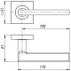 Ручка раздельная K.JK51.POLO (POLO JK) BL-24 черный