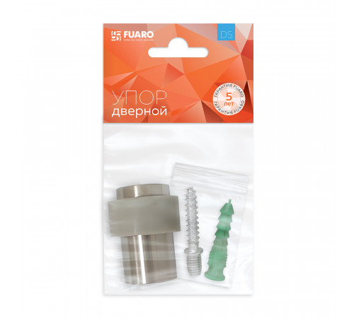Упор дверной напольный STOPPER/14 (DS-14) SN-3 мат.никель