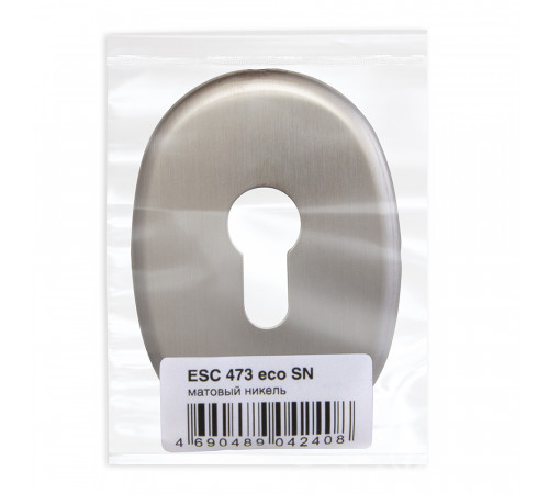 Накладка на цилиндр ESC.C.ECO/OV.473 (ESC 473) SN мат.никель