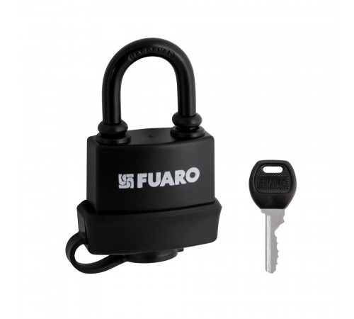 Замок навесной PL-WEATHER-3650 Black 3key (PL-3650) англ.