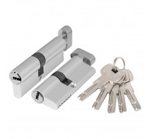 Цилиндровый механизм (AZ202/80) AZ2002Knob80 (30+10+40) CP хром