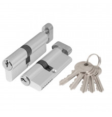 Цилиндровый механизм (AZ102/90) AZ1002Knob90 (35+10+45) CP хром