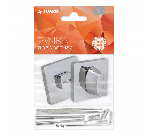 Ручка поворотная BK6.K.SL52 (BK6 SL) CP-8 хром