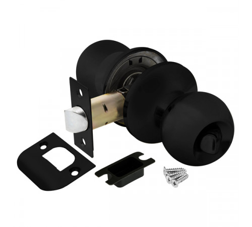 Ручка защелка DK682 BL-BK (6082 BL-B) (фик.) черный
