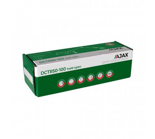 Доводчик дверной DCTR50-100 (TDR-100) 50-100кг AL алюминий