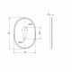 Накладка на цилиндр ESC.C.ECO/OV.473 (ESC 473 eco) CP хром