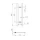 Ручка-скоба PULL.PH32/900.22 INOX 304 (PH-22-32/900-INOX) BLACK