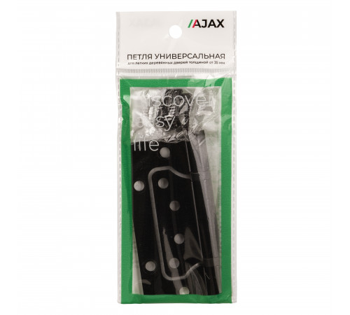 Петля универсальная без врезки IN4000W BL (100/P-2B 100x2,3) черный