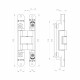 Петля скрытой установки U3D2400.VPG BL черный TECH