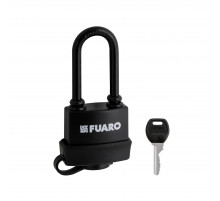 Замок навесной PL-WEATHER-3660 LS 3key BLACK удл. дужка, англ. /блистер