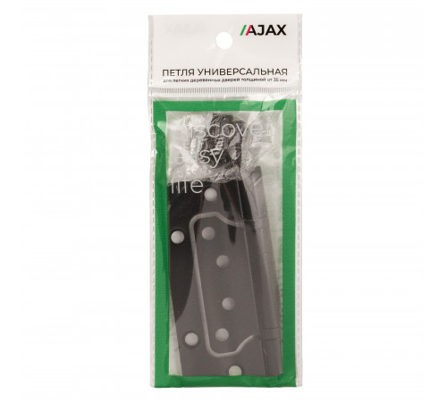 Петля универсальная без врезки IN4000W GR (100/P-2B 100x2,3) графит