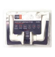 Ручка защелка DK610/BL WH-ET (кл./фик.) белый