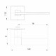 Ручка раздельная K.JS51.SENSA BL-24 черный