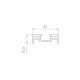 Вертикальный профиль SWD/SLD.Scope 37/13/3200 profile BL (3,2 м)