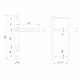 Ручка на планке HANDLE.85.25.67-75 RAL 9005 черный