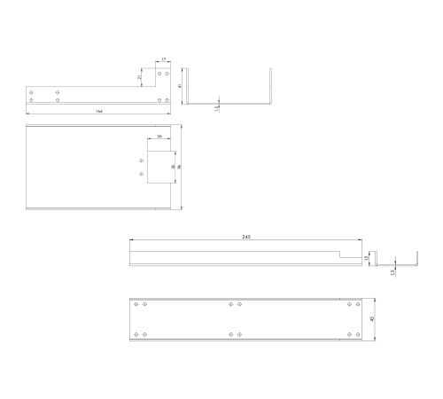 Удлинитель для пенала SLD.Comfort-PENAL extension 100