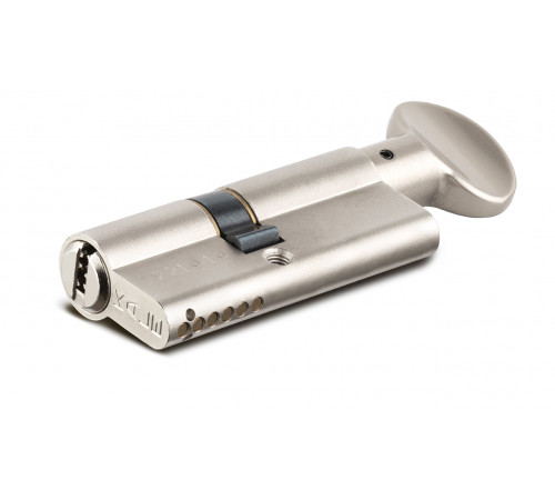 Цилиндровый механизм с вертушкой 164 SM/80 (30+10+40) mm никель 5 кл.