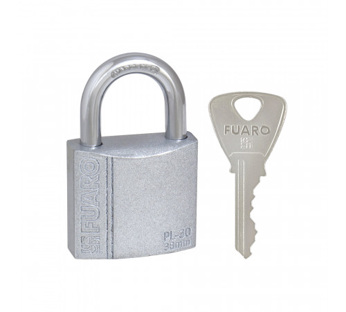 Замок навесной PL-PROTEC-3038 3key (PL-3038) англ. /блистер