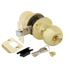 Ручка защелка DK672 PB-ET (6072 PB-E) (кл./фик.) золото