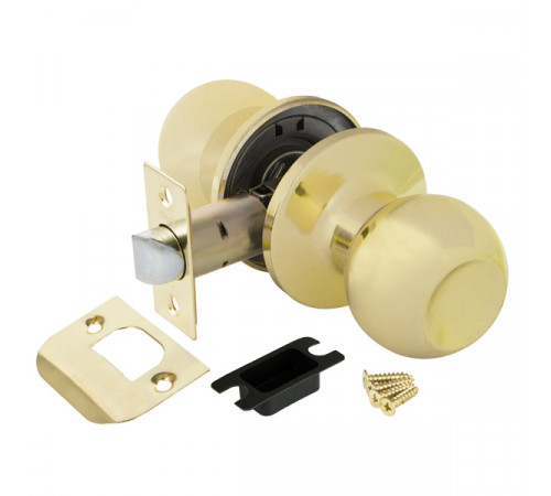 Ручка защелка DK672 PB-PS (6072 PB-P) (без фик.) золото