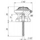 Упор дверной напольный STOPPER/SM01 (DS SM01) GOLD-24 золото 24К