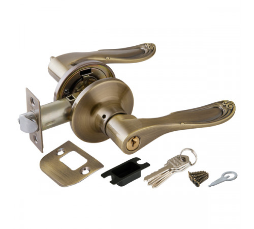 Ручка защелка DK630 AB-ET (6030 AB-E) (кл./фик.) бронза
