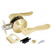 Ручка защелка DK630 SB-PS (6030 SB-P) (без фик.) мат.золото