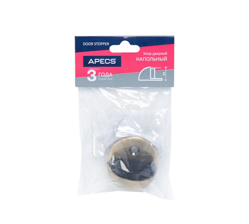 Упор дверной Apecs DS-0002-AB
