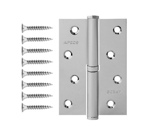Петля врезная Apecs 100*70-B-Steel-CR-L