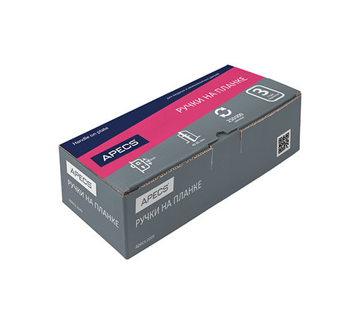 Ручки на планке Apecs HP-80.1923-C-CR-R