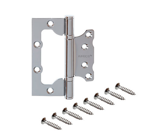 Петля накладная Apecs 100*75*2,5-B2-Steel-CR-Blister