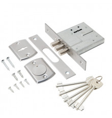 Замок врезной сувальдный Avers R12/S6-CR (5 keys, shank 50mm)
